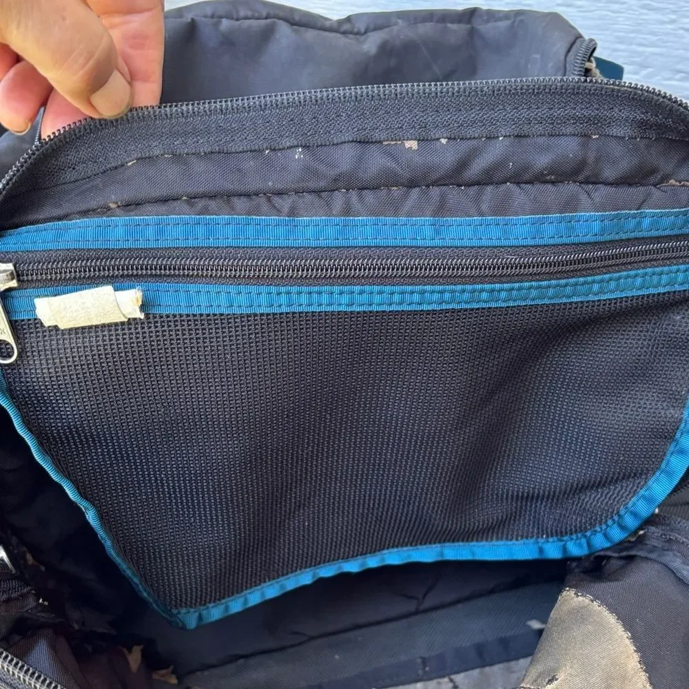 Vintage Patagonia Under Seat Black Duffel Bag
